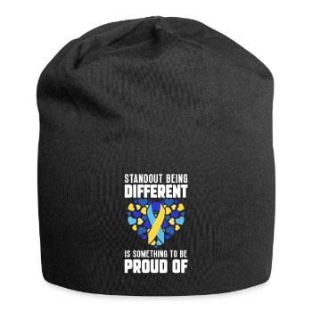 Journée mondiale du syndrome de Down : des énigmes pour - Bonnet en jersey - noir - Devant