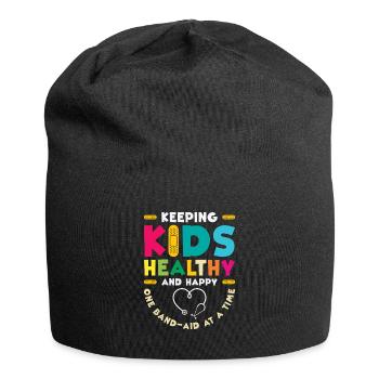 School Nurse Medical Nursing Nurse Appreciation - Jersey Beanie - black - Front