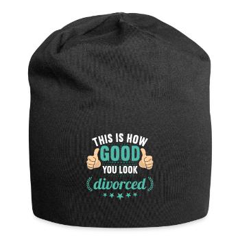 This is how good you look divorced divorces - Jersey Beanie - black - Front
