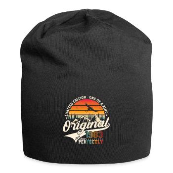 40e anniversaire homme Original April Né en 1983 - Bonnet en jersey - noir - Devant