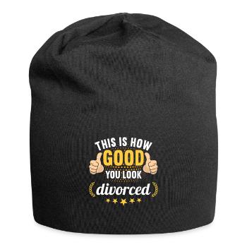 This is how good you look divorced divorces - Jersey Beanie - black - Front