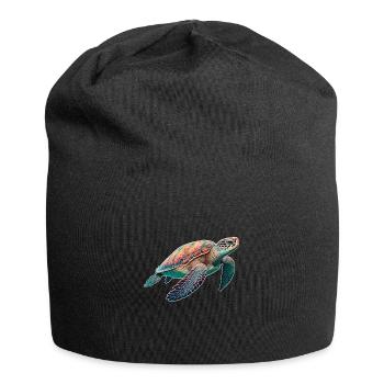 Turtle - Turtle - Diving - Sea - Jersey Beanie - black - Front