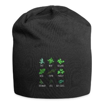 Herbs Types Plants Funny Gardening Plant - Jersey Beanie - black - Front