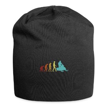 Snowmobile Evolution Snowmobile snowmobiles - Jersey Beanie - black - Front