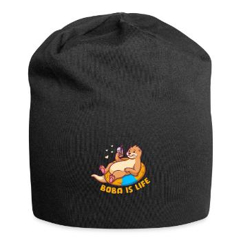 Otter Sea Otter Otter Gift - Jersey Beanie - black - Front