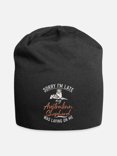Australian Shepherd Gifts - Jersey Beanie - black