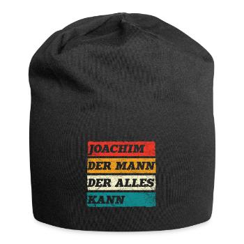 Joachim Der Mann Der Alles Kann Vorname Joachim - Jersey-Beanie - Schwarz - Vorne