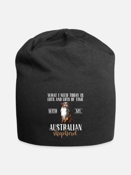 Australian Shepherd Gifts - Jersey Beanie - black