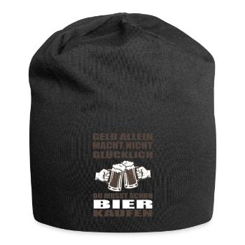 Bier - Jersey-Beanie - Schwarz - Vorne