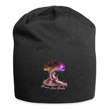 Peace Love Poetry Poems Poets Poetry and - Jersey Beanie - black - Front