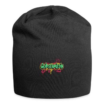 Juwelier Graffiti-Art Goldschmiedin - Jersey-Beanie - Schwarz - Vorne