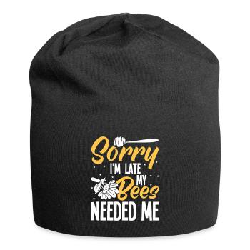 Beekeepers Bees Honey bees Beekeeping - Jersey Beanie - black - Front