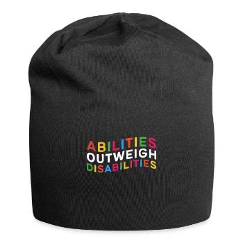Autism awareness - abilities predominate - Jersey Beanie - black - Front