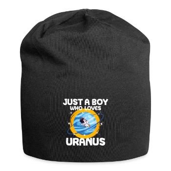 Cadeau de la planète Uranus - Bonnet en jersey - noir - Devant