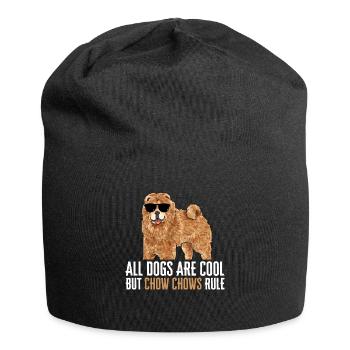 Chow Chow Chien - Bonnet en jersey - noir - Devant