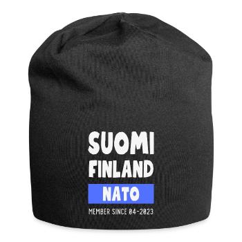 Finland Finland NATO - Member 04-2023 - Jersey Beanie - black - Front