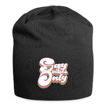 Gay Vibes Only - Mois de la fierté LGBTQ - Bonnet en jersey - noir - Devant