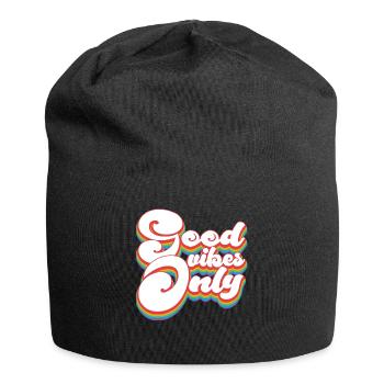 Pride Month LGBTQ - Nur gute Stimmung - Jersey-Beanie - Schwarz - Vorne