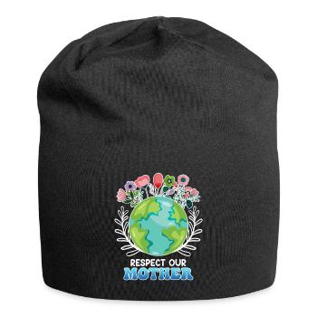 Save the Earth Environmentalists Mother Earth - Jersey Beanie - black - Front