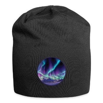 Northern Lights Northern Lights Aurora Borealis - Jersey Beanie - black - Front