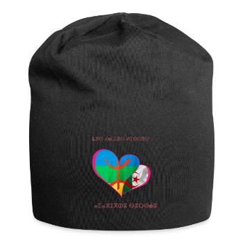 kabyle T-shirt graffiti Le Printemps berbère - Bonnet en jersey - noir - Devant