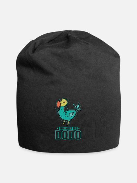 Remenber the Dodo Vogel aus Mauritius - Jersey-Beanie - Schwarz