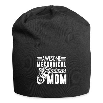 Mechanical Engineer Mechanical Engineer Mom - Jersey Beanie - black - Front