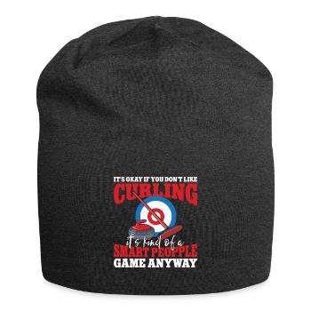 Locken - Jersey-Beanie - Anthrazit - Vorne