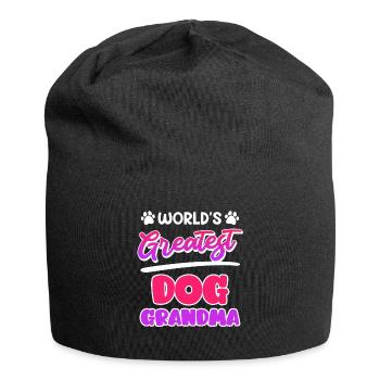 Hundeliebhaber Beste Oma Muttertag Granny Hundefan - Jersey-Beanie - Schwarz - Vorne