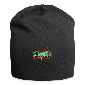 Handwerker Steinmetz Graffiti-Art Steinmetzin - Jersey-Beanie - Schwarz - Vorne