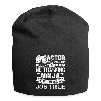 Actor Actor Job Title - Jersey Beanie - black - Front