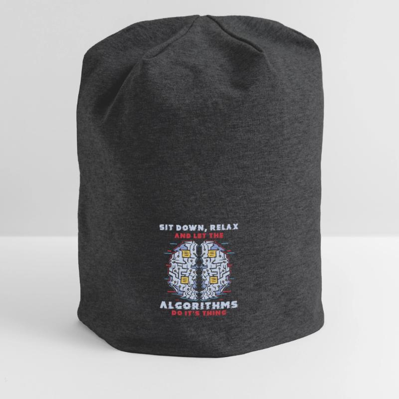 Computer Algorithmus Programmierer Künstliche Jersey-Beanie