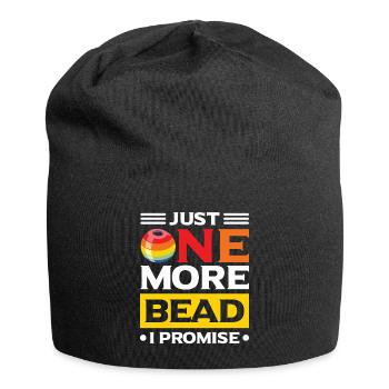 Perle Perle Broderie Bijoutier Fabricant de bijoux - Bonnet en jersey - noir - Devant