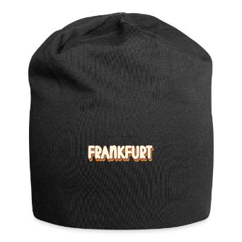 Frankfurterin Frankfurter Frankfurt - Jersey-Beanie - Schwarz - Vorne