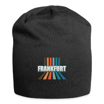 Frankfurterin Frankfurter Frankfurt - Jersey-Beanie - Schwarz - Vorne