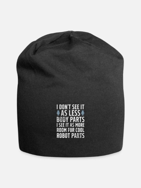 Amputation - Bonnet en jersey - noir