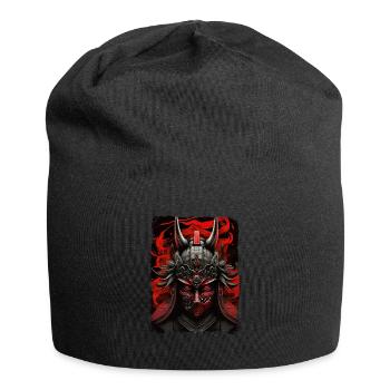Samurai Japan Kultur - Jersey-Beanie - Schwarz - Vorne
