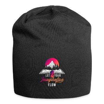 Space River Mountain Imagination Space Lover - Jersey Beanie - black - Front
