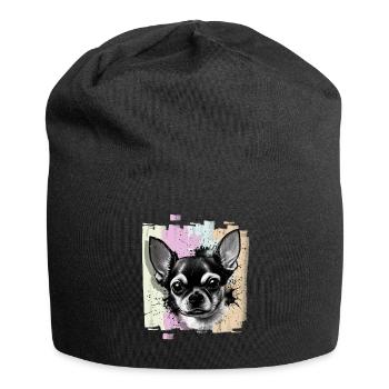 Chihuahua - Jersey Beanie - black - Front