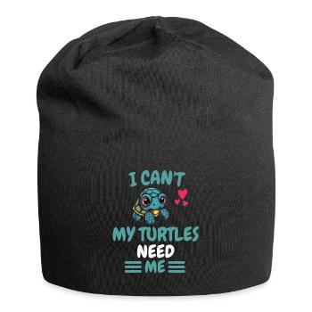 Je ne peux pas offrir d’animal océanique à une tortue - Bonnet en jersey - noir - Devant