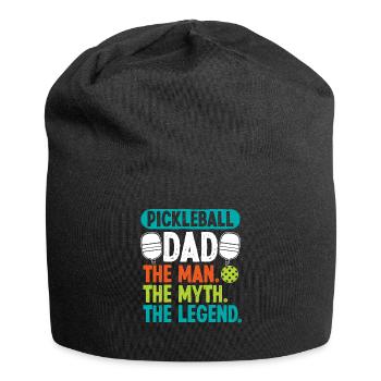 Pickleball Dad the Man - Jersey-Beanie - Schwarz - Vorne