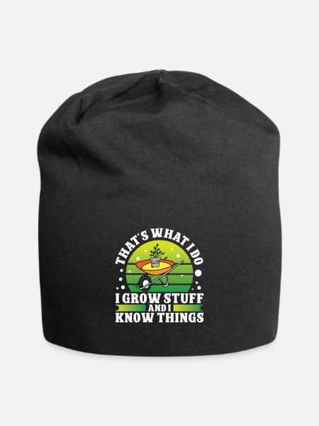 Garden Men Women - Jersey-Beanie - Schwarz