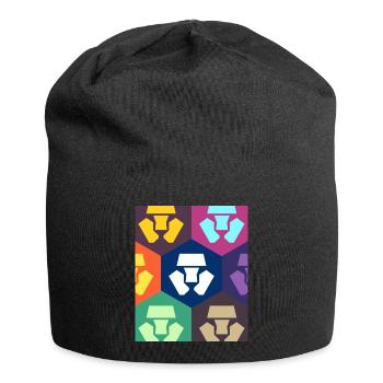 Crypto Design - Jersey Beanie - black - Front