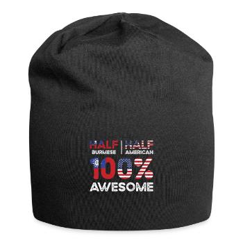 Né Birman Myanmar États-Unis - Bonnet en jersey - noir - Devant