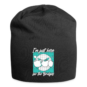 Just Here For The Bridges Dental Lab - Jersey Beanie - black - Front