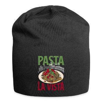 Pasta la vista - Jersey-Beanie - Schwarz - Vorne