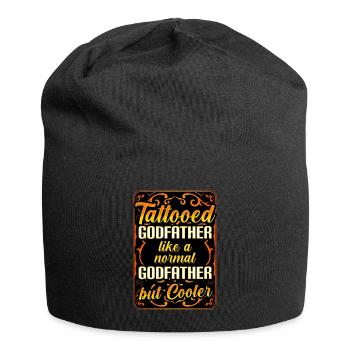 Tattooed Godfather A Normal Godfather But Cooler - Jersey Beanie - black - Front