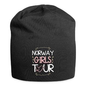 Tournée des filles de Norvège - Bonnet en jersey - noir - Devant