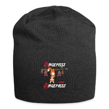 Angepisst von Angepasst Be Different Fuchs - Jersey-Beanie - Anthrazit - Vorne