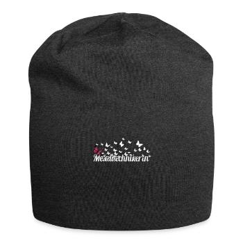Schlosser Kollegin Schmetterlinge - Jersey-Beanie - Anthrazit - Vorne